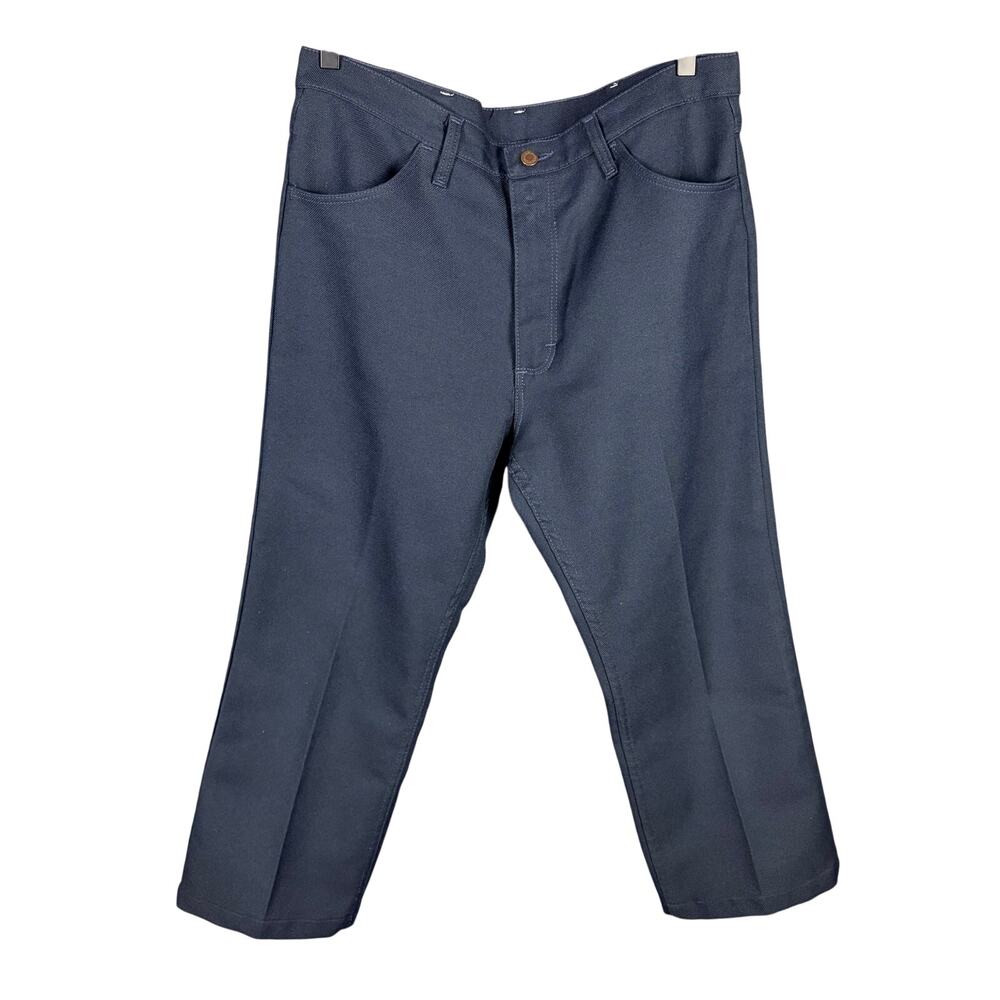 Vintage Wrangler Wrancher Pants Navy Blue Size 32/24